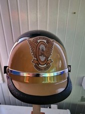 casco jet vintage Polizia