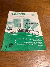 Subbuteo - 1970s Rules of the