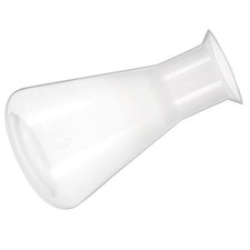  Beuta di Erlenmeyer: Beuta conica in plastica, becher graduato a bocca larga,