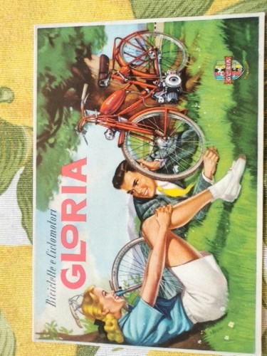 Cartolina vintage biciclette - cartolina,