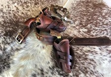 Fondina revolver western fatta