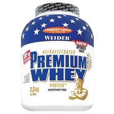 (36,91 EUR/kg) Weider Premium Whey Protein lattina da 2,3 kg proteine aminoacidi BCAA