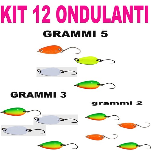 Cucchiaini pesca trota lago - cucchiaini,