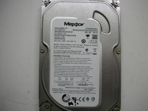 Maxtor diamondmax 250gb - maxtor,