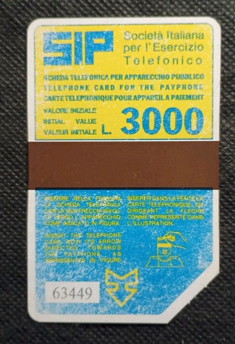 Scheda telefonica sida p16 - p16, "2'