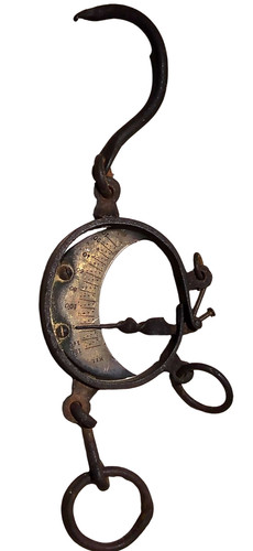 Bilancia ferro ottone - e,