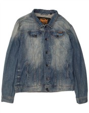 Superdry Uomo Giacca di Denim