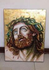 Mosaico in tessere di smalto e oro