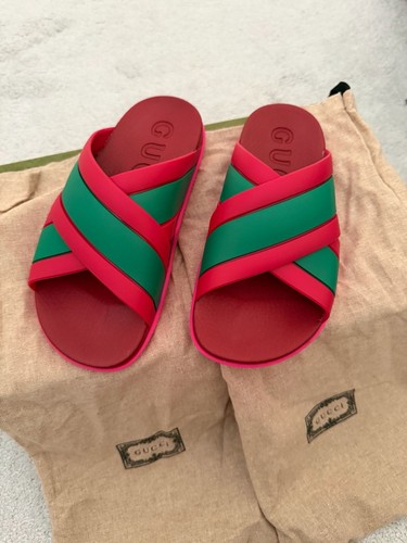 Gucci sandali rosa gomma - gucci,