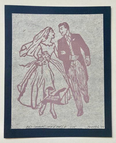 Stampa incisione linoleum