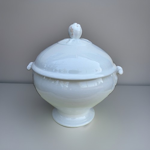 Zuppiera ceramica bianca - ceramica,