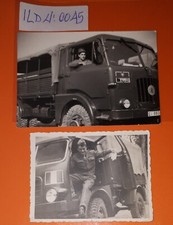 2 FOTO PICCOLE SOLDATI CON CAMION MILITARE ITALIA  CONDIZIONI COME DA FOTO