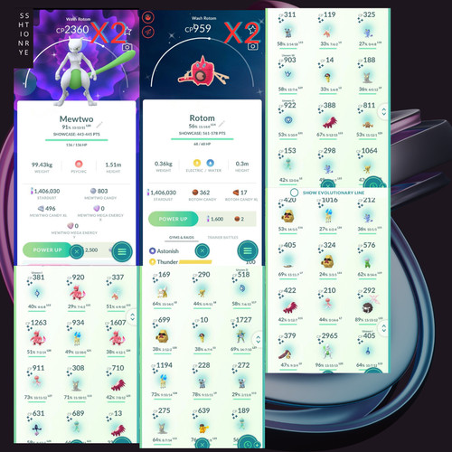 Shiny mewtwo rotom - mewtwo,