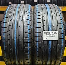 2x GOMME USATE 195/45 R16 84 V GOODRIDE - ZuperEco  PNEUMATICI USATI 1954516 