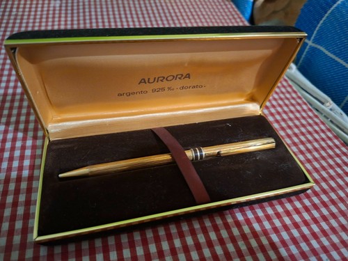 Penna sfera aurora argento - a,