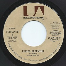 Ferrante  Teicher - Cristo Redentor - Used Vinyl Record 7 - Y8100z