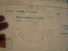 ANTICO DOCUMENTO CARBONI FOSSILI COKE E ANTRACITE BIELLA FILIGRANA CARTA RAGNO