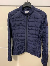 Piumino donna tommy hilfiger mezza stagione misura m colore blu 
