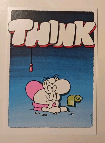 Carte postale mordillo humour - postale,
