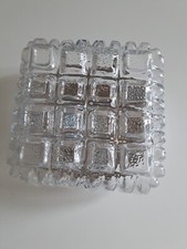 applique plafoniera Vintage in vetro e metallo