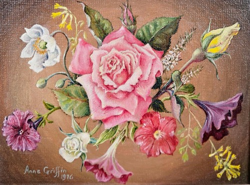 Anne griffin dipinto olio - anne, ad