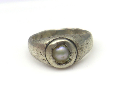 Anello vintage uomo con perla - vintage,