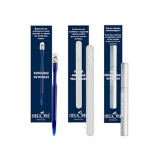 Herome Combi-Pack Bastoncino spingi cuticole, Lima per Unghie da viaggio (W9T)