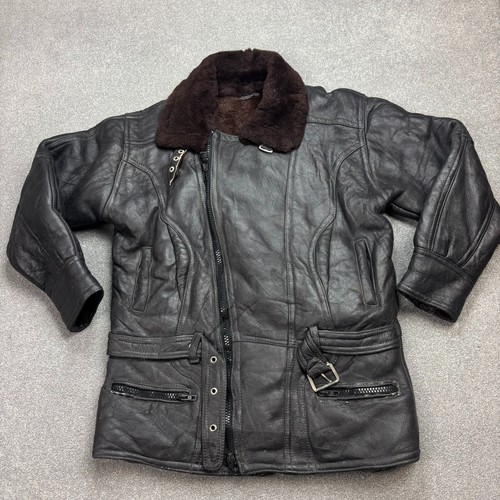 Giacca volo pelle adulto - in,