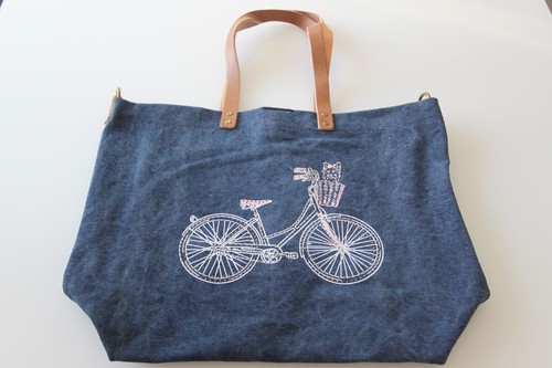 Borsa tela bicicletta con - tela,
