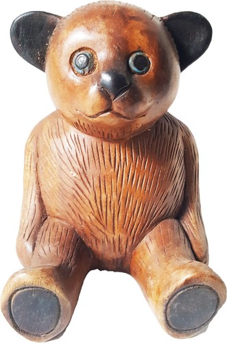 Orso scolpito nel legno