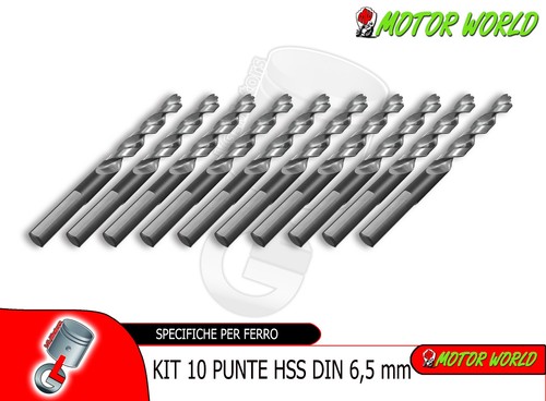Kit punte trapano per - 10, ferro