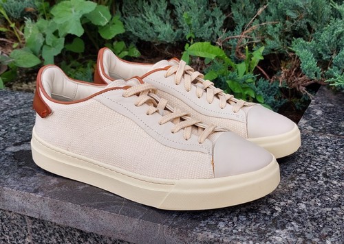 Santoni sneakers canvas - sneakers, and