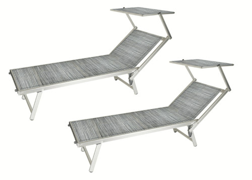 Coppia lettini lettino mare - lettini,