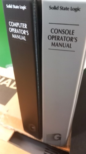 Solid state logic - solid, manuali