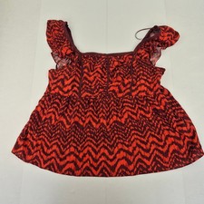 MONSOON Top 18 rosso donna