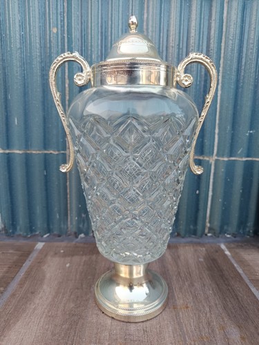 Vaso anfora italia placcato - vaso,
