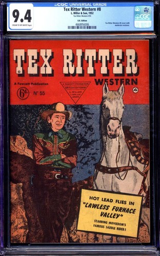 Tex ritter western - ritter, 9,4