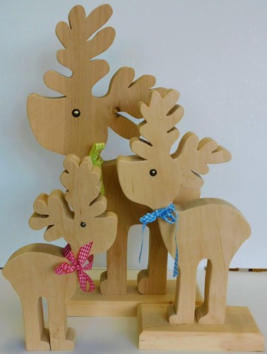 Renna rudi legno deco - ",