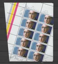 BRD Dehler Mi 1963 ** minifoglio tagliato diagonale a sinistra #m315