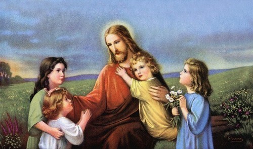 Gesù con bambini - con, giovanni