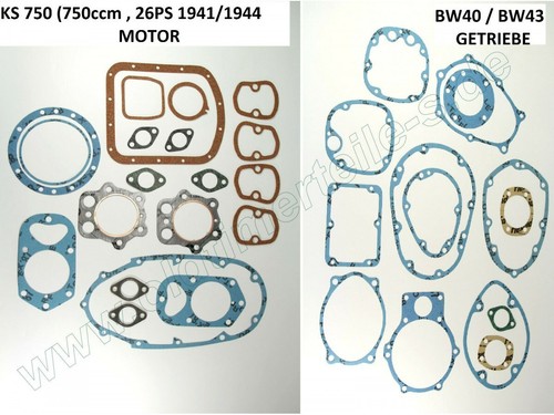 Kit guarnizioni zündapp ks750 - kit,