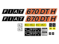 KIT ADESIVI TRATTORE FIAT 670