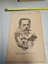 STAMPA INCISIONE UMBERTO 1°