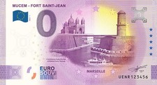 Billet Souvenir 2024 France Mucem - Fort Saint Jean