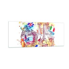 Quadro su Vetro 100x40cm
