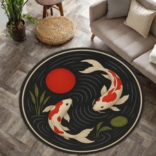 Japanese Carpe Koi Round Soft