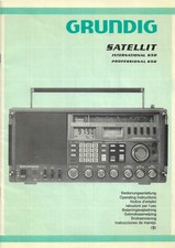 Grundig manuale ITA per Satellit Professional e International 650 copia cartacea