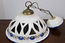 Plafoniera vintage porcellana