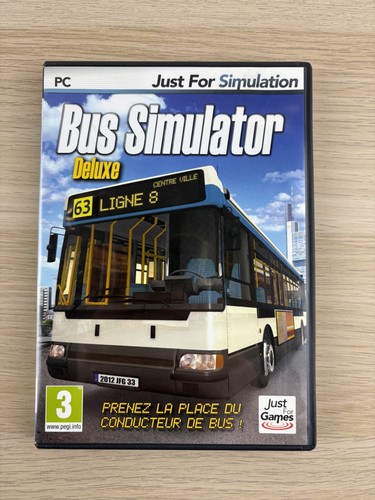 Bus simulator deluxe rom - deluxe, cd-rom