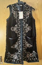 Gilet velluto ricamato Monsoon